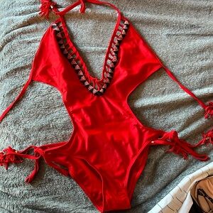 NWT River Island Red Bathing Suit